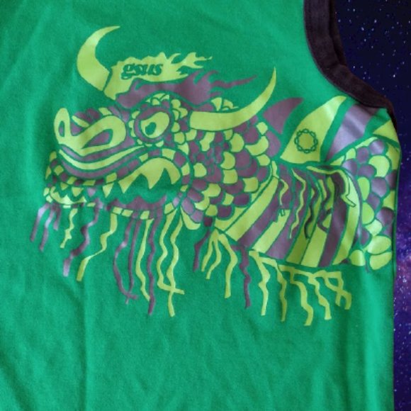 Vintage Y2K Gsus Sindustries Dragon Graphic Top - Picture 3 of 4